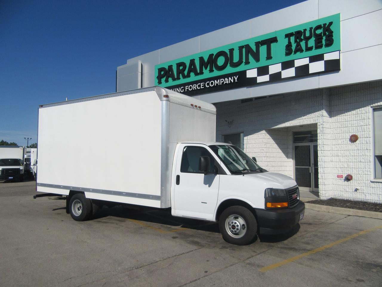 2023 GMC Savana 3500 CUSTOM 16FT HIGH BOX CUBE VAN 91 INCH HEIGHT Photo0