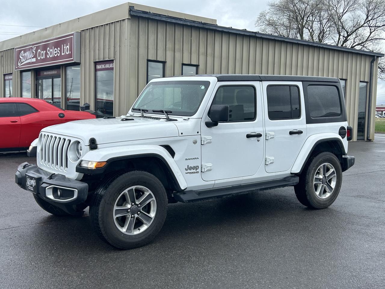 2021 Jeep Wrangler Unlimited Sahara 4x4 CALL NAPANEE 613-354-2100 Photo0