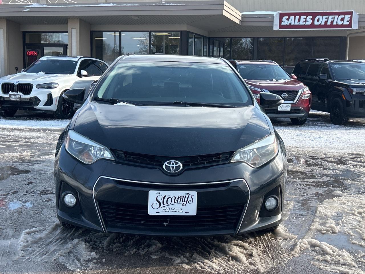 2015 Toyota Corolla S LEATHER/PWR SUNROOF/BACKUP CAM CALL PICTON 160K Photo