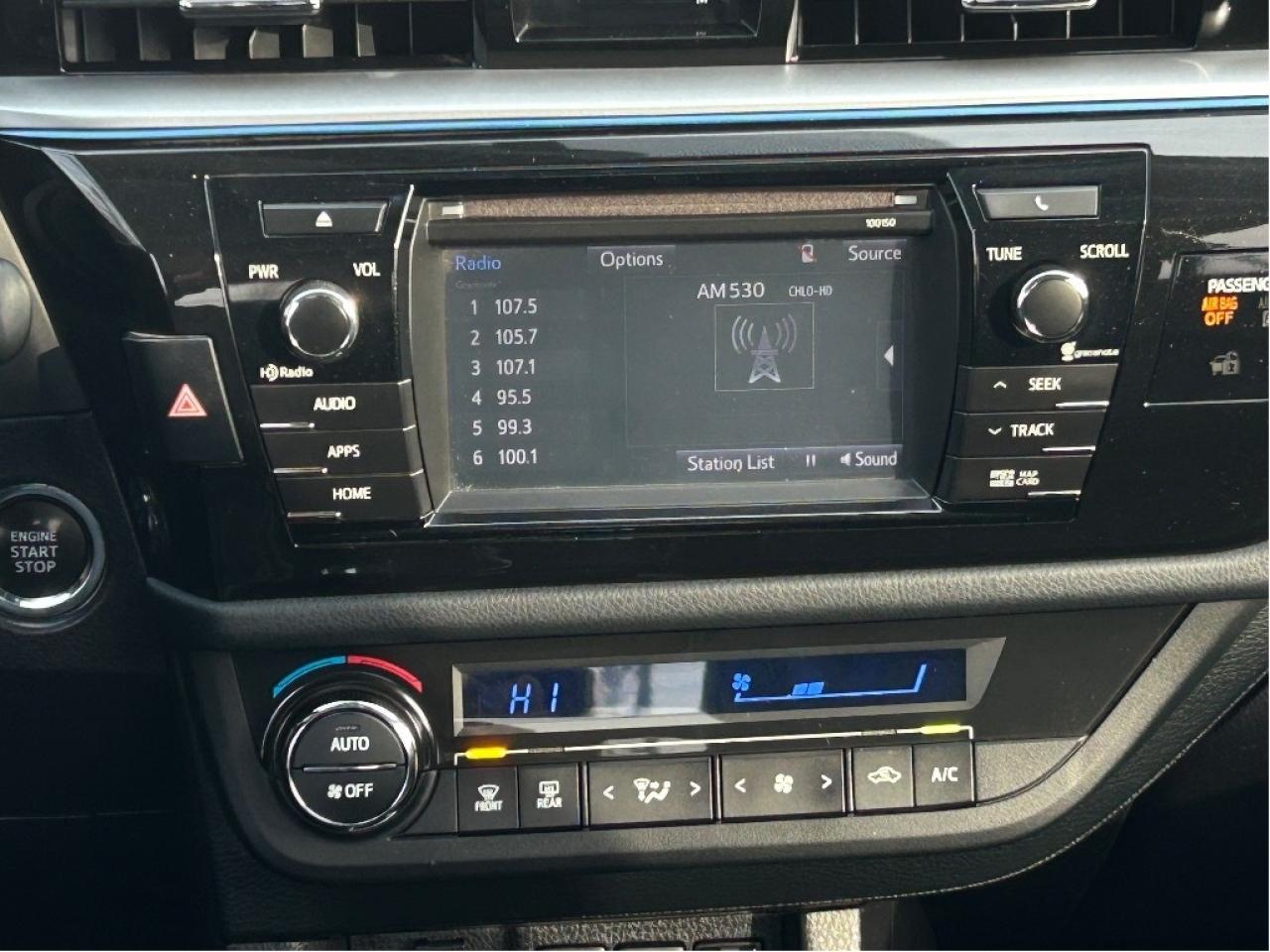 2015 Toyota Corolla S LEATHER/PWR SUNROOF/BACKUP CAM CALL PICTON 160K Photo