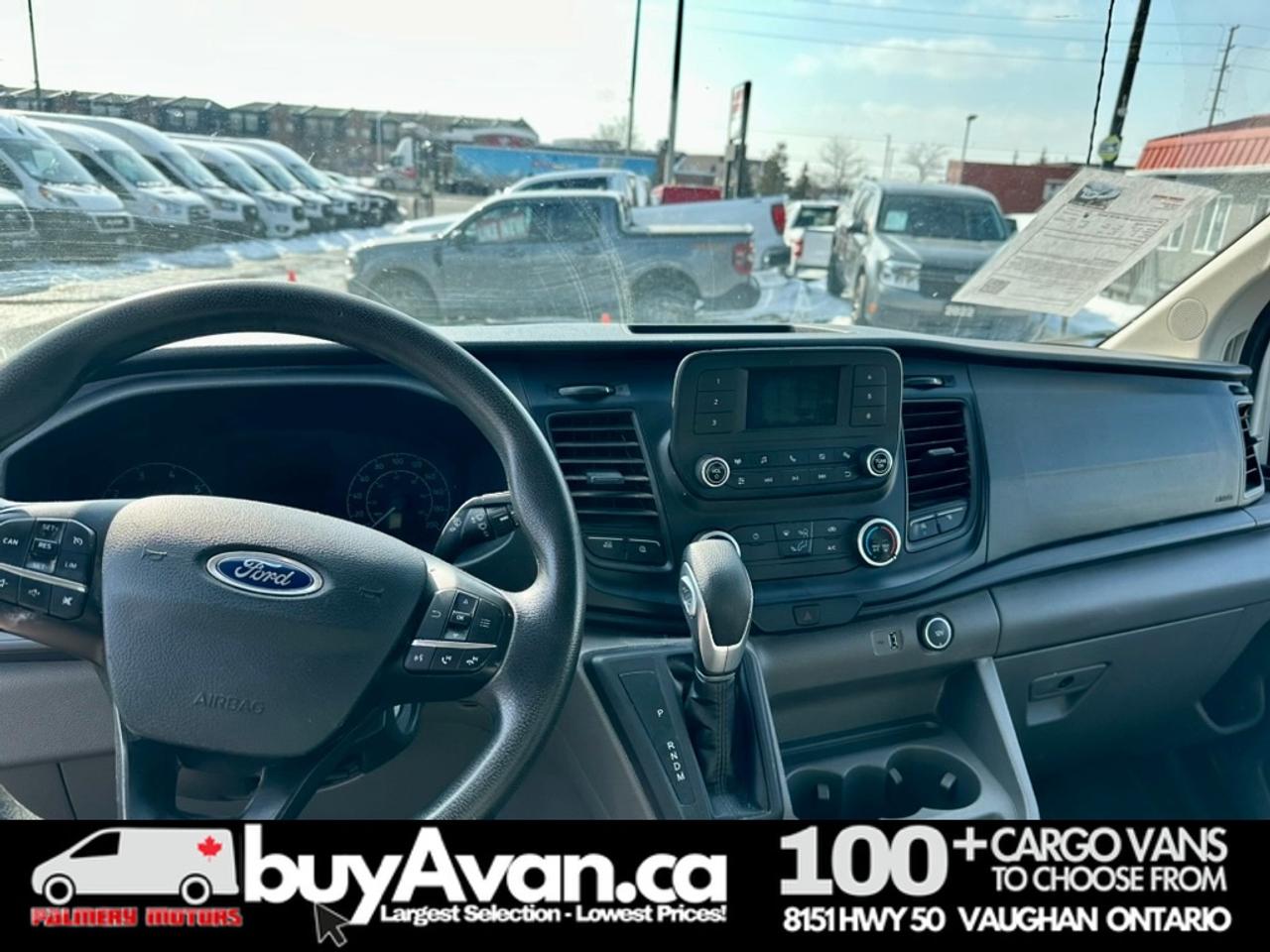 2021 Ford Transit Cargo Van Transit T-250 148WB LR Racks + Divider Photo