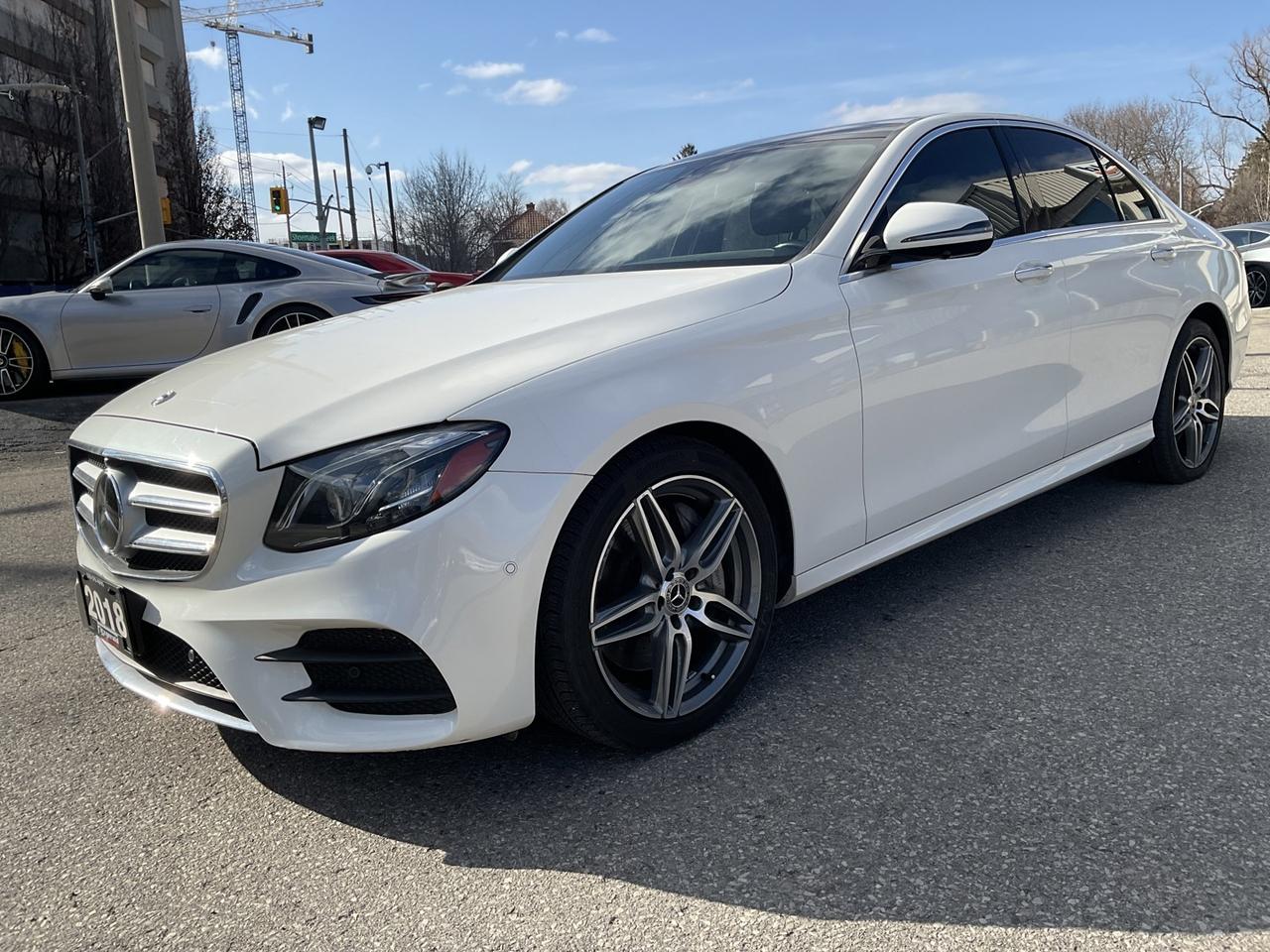 2018 Mercedes-Benz E-Class E400 4MATIC - BURMESTER! HUD! NAV! 360 CAM! BSM! Photo2