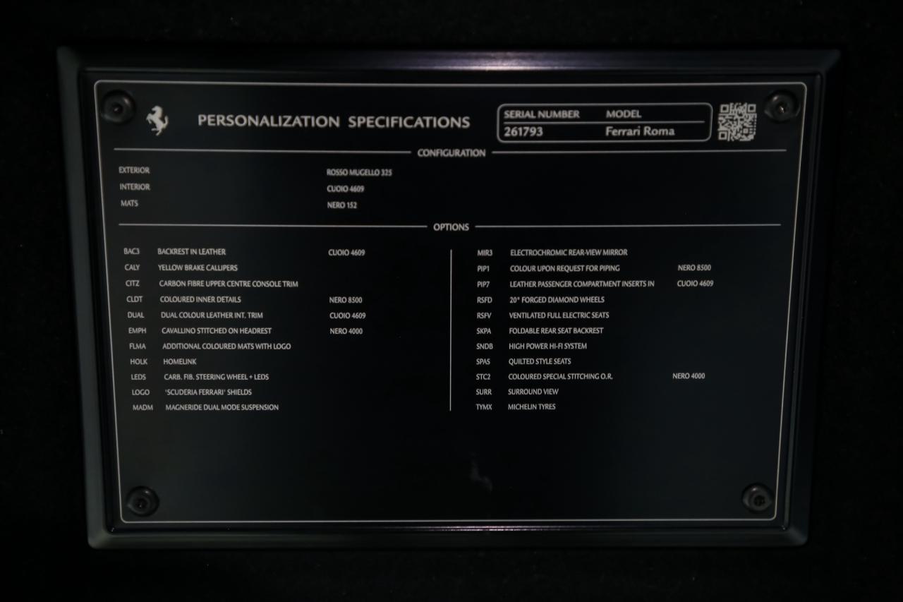 2021 Ferrari Roma COUPE V8 612HP  CERAMICBRAKES PREPAID.MAINTENANCE Photo