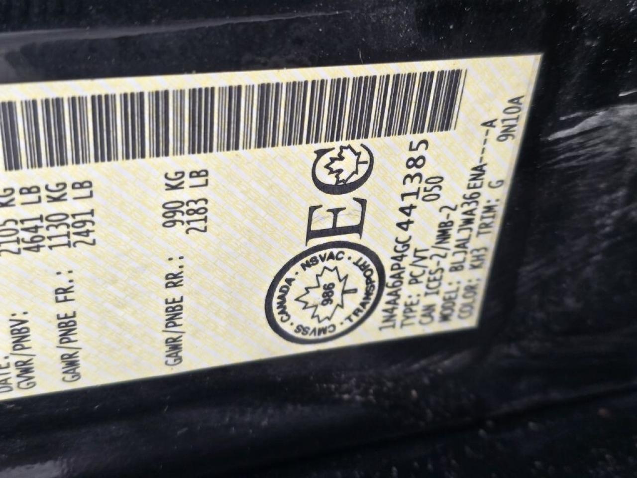 2016 Nissan Maxima 4dr Sedan SV Photo