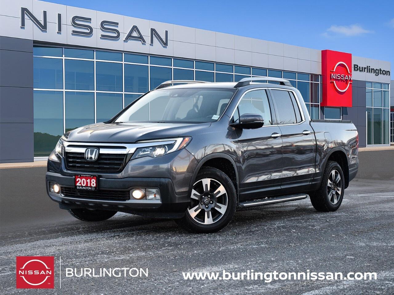 2018 Honda Ridgeline TOURING, HEATED AND COOLED SEATS, TONNEAU COVER Photo