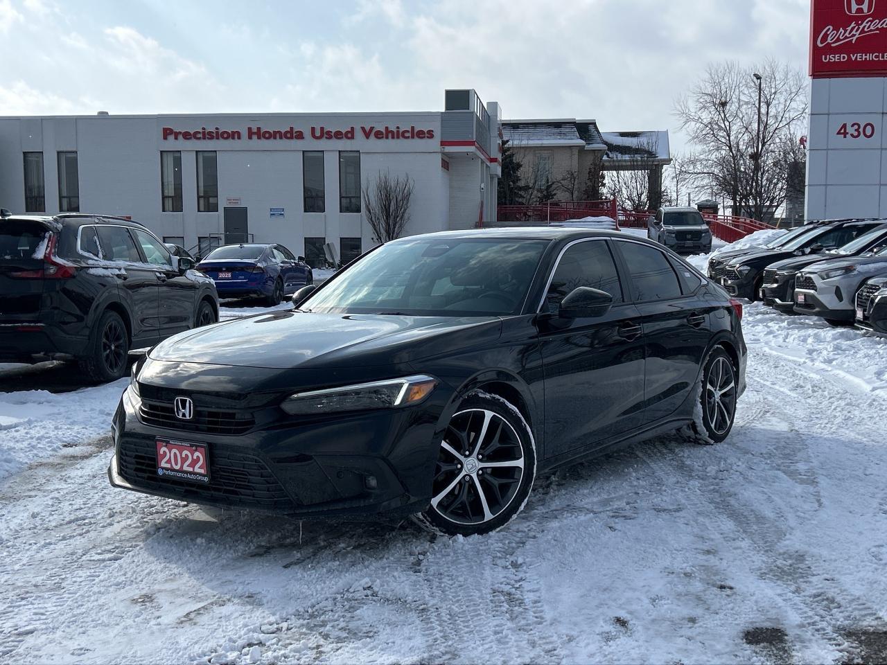 2022 Honda Civic Sedan Touring Leather  Navigation  Sunroof  CarPlay Photo