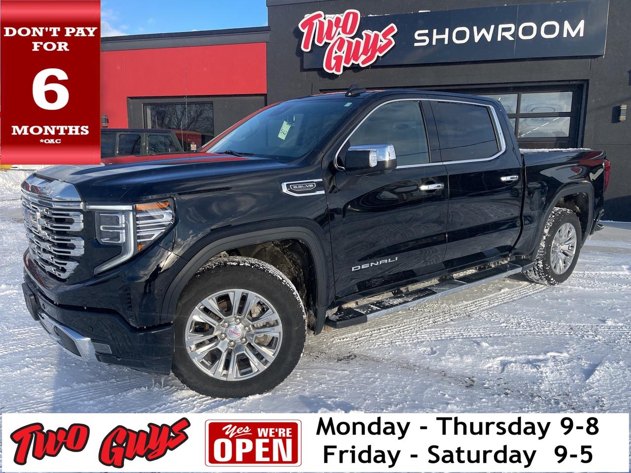 2023 GMC Sierra 1500 Denali 5.3L Crew   4WD   Sunroof   Leather   Tow P Photo