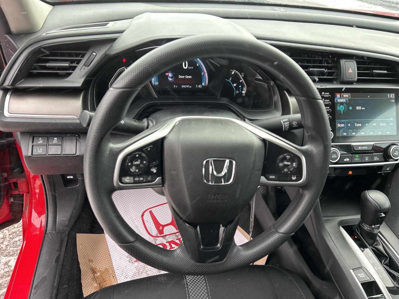 2020 Honda Civic Sedan LX CarPlay Bluetooth Rear Camera Low Kms Photo