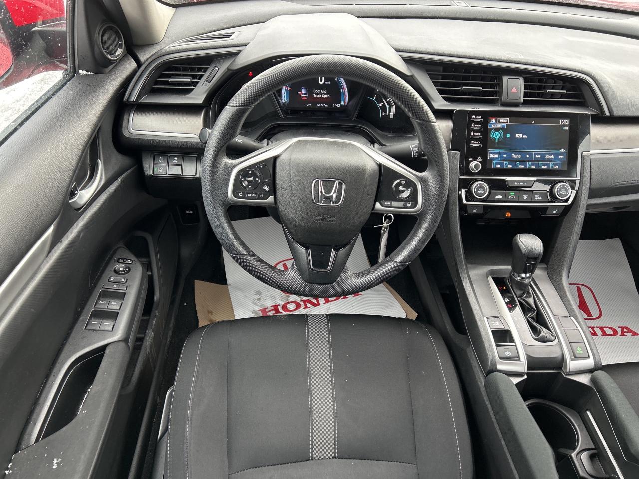 2020 Honda Civic Sedan LX CarPlay Bluetooth Rear Camera Low Kms Photo