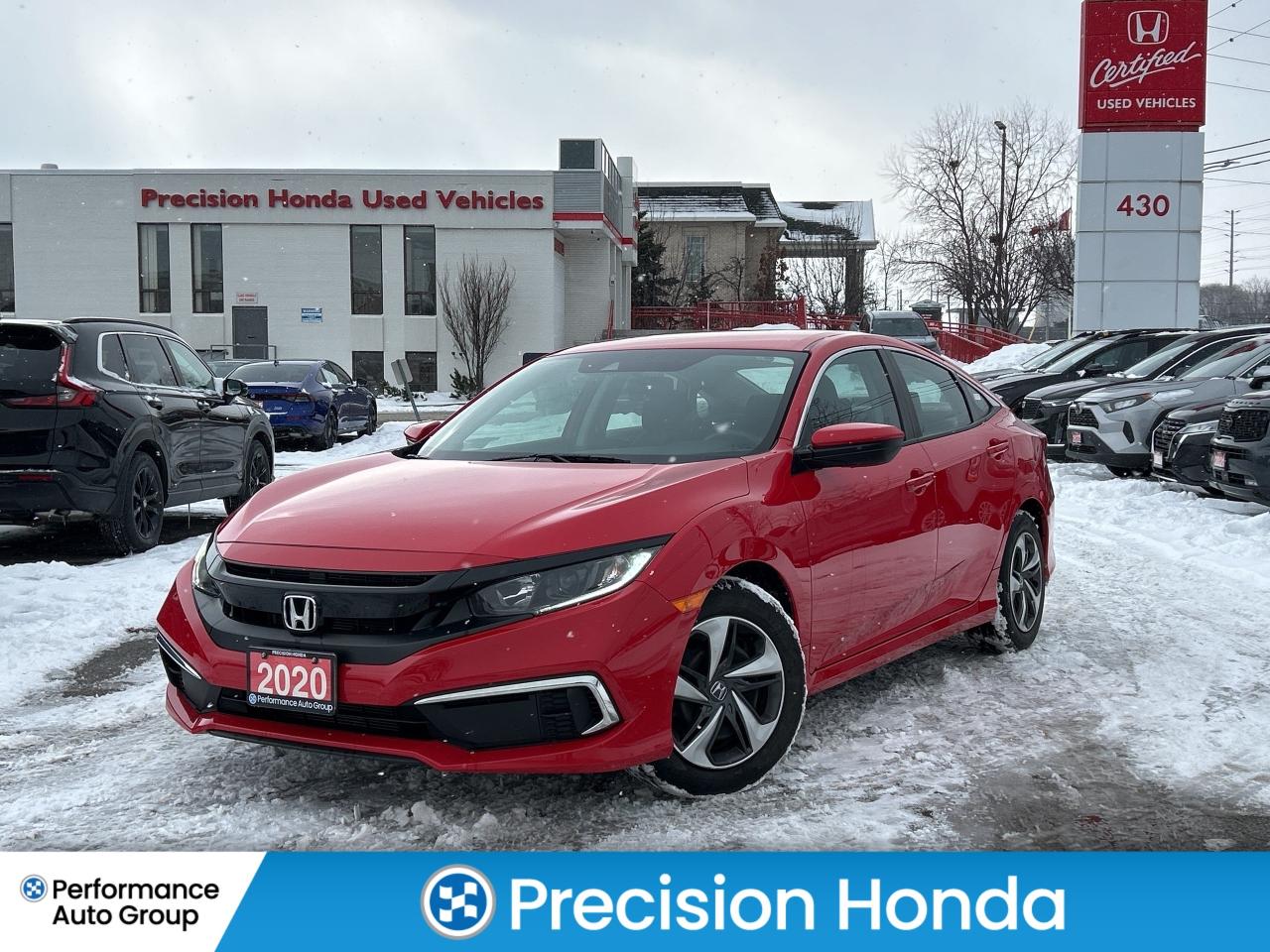 2020 Honda Civic Sedan LX CarPlay Bluetooth Rear Camera Low Kms Photo0