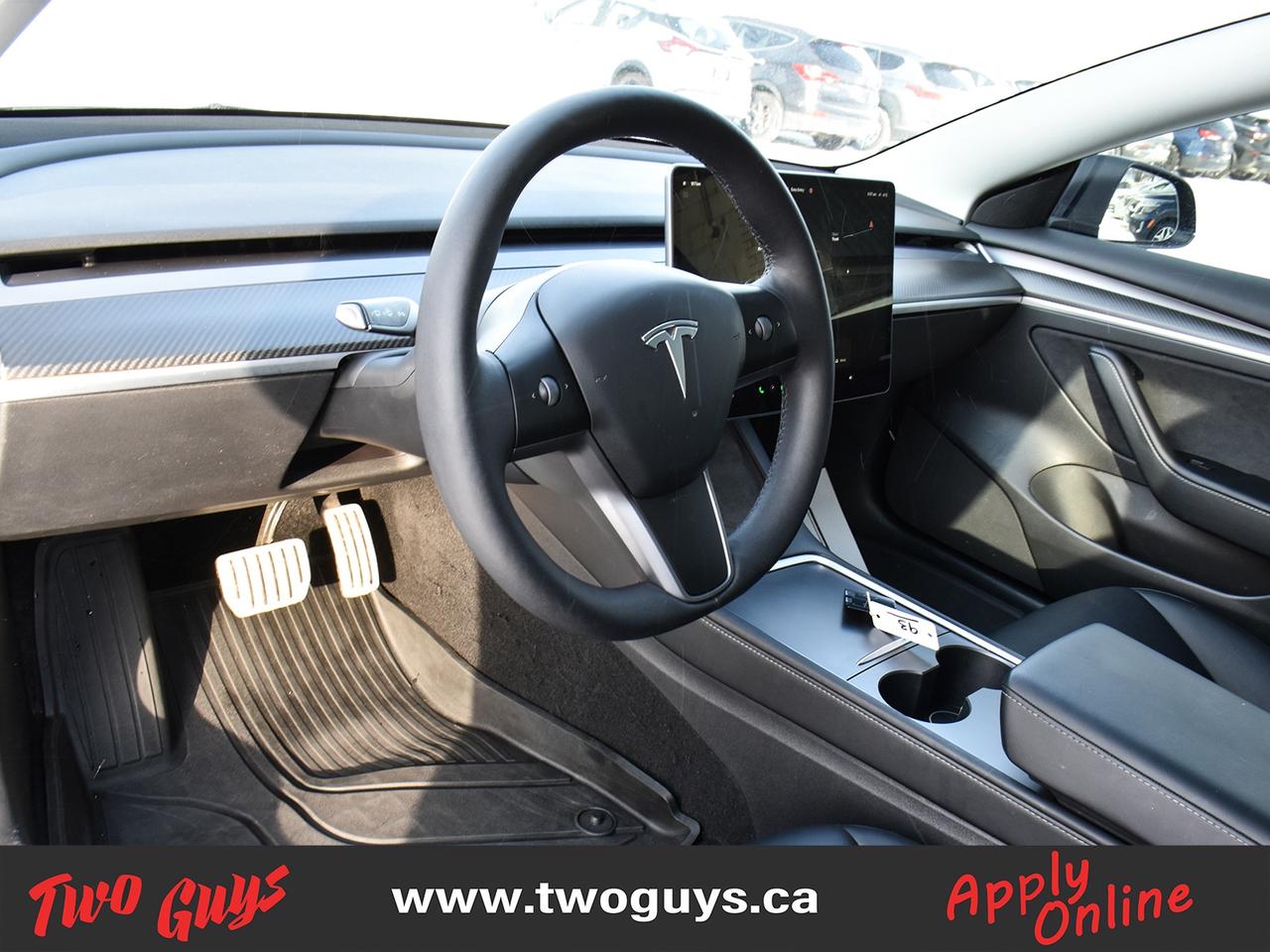 2022 Tesla Model 3 Performance AWD   Matte Wrap   Black Lthr Photo