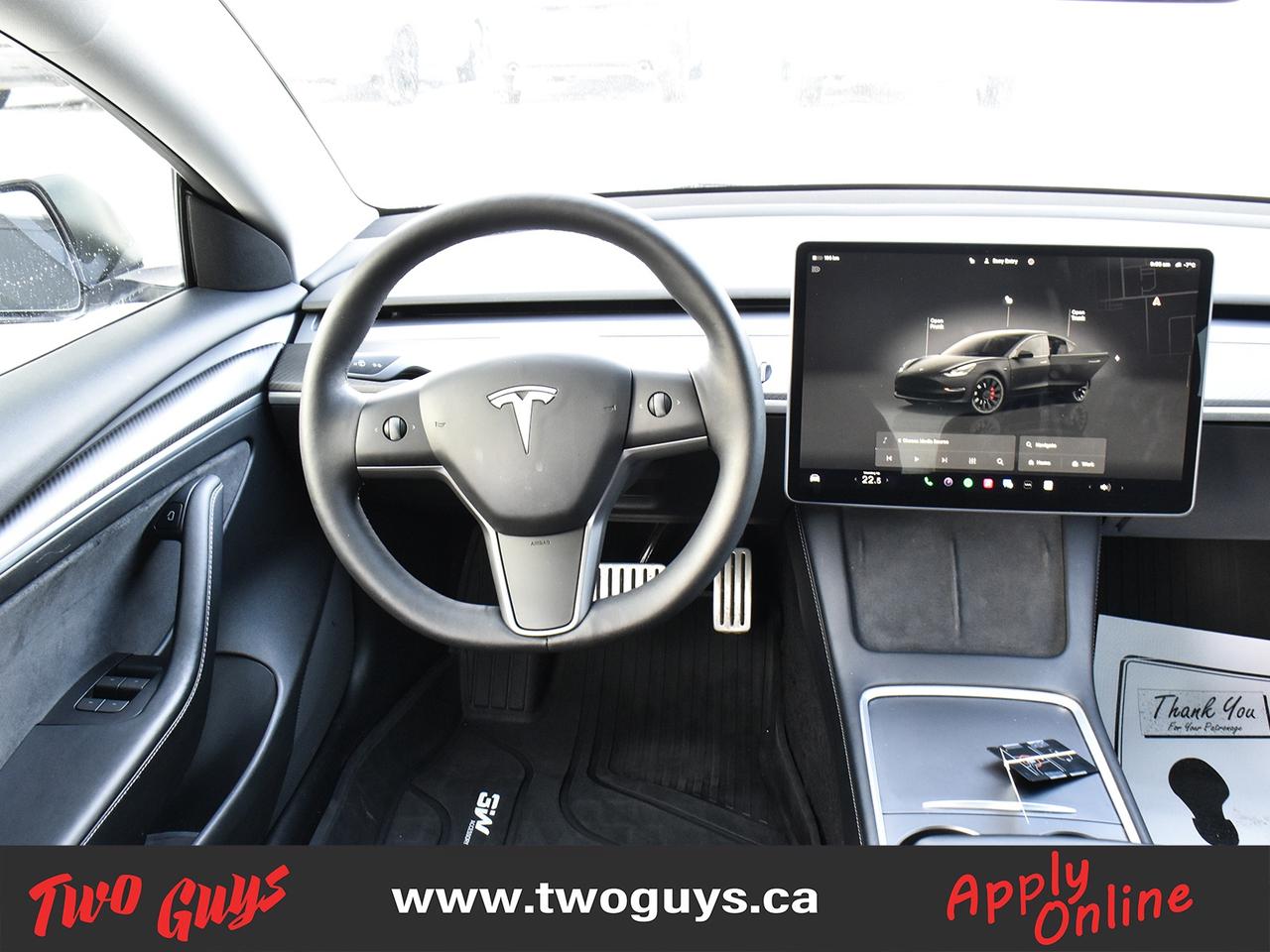 2022 Tesla Model 3 Performance AWD   Matte Wrap   Black Lthr Photo