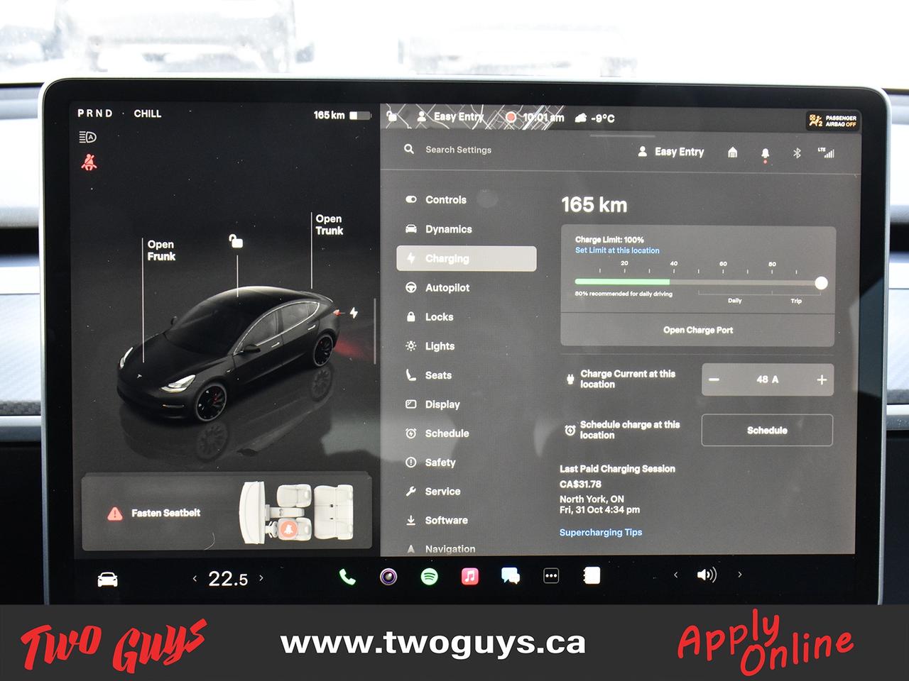 2022 Tesla Model 3 Performance AWD   Matte Wrap   Black Lthr Photo