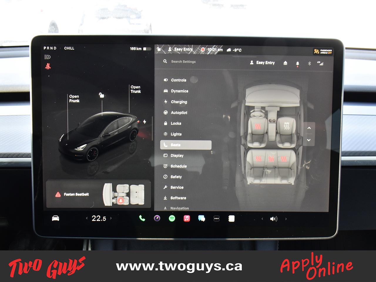 2022 Tesla Model 3 Performance AWD   Matte Wrap   Black Lthr Photo