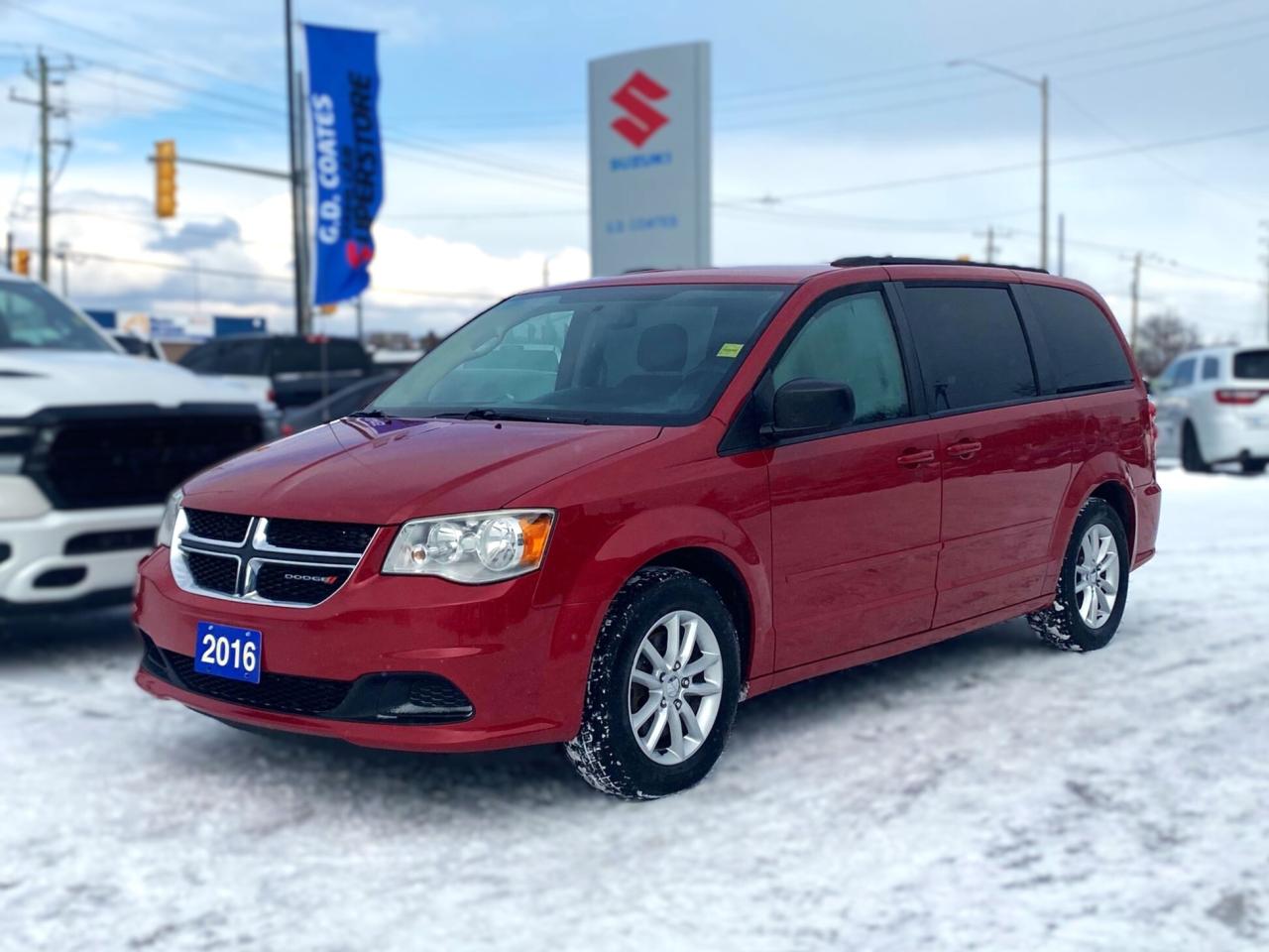 This 2016 Dodge Grand Caravan SXT is the family-hauling veteran that shows up to every hockey practice, birthday party, and spontaneous Costco run looking like it still has something to prove -because it does, and its about to prove it again with sliding doors that open faster than your patience on a long drive. With the smooth 3.6L Pentastar V6 and a very reasonable 170,259 km, this certified, deep-cleaned minivan is still young enough to remember its first oil change... and seasoned enough to have already survived a few Mom, the Wi-Fi is slow crises.  Whats the deal? ~Heated exterior mirrors - Frost? Gone before you finish your coffee. No more scraping ice while the kids complain its cold.  ~Backup camera - Makes reversing a minivan feel like cheating at parallel parking.  ~Alloy wheels - Rolling sharp enough to turn heads at the school drop-off line (yes, even a minivan can have curb appeal).  ~Ice-cold A/C - Keeps the whole crew cool while the summer sun tries its best to turn the third row into a sauna.  ~3.6L V6 engine - 283 hp of smooth power that says yes honey, we can make it to the cottage this weekend without breaking a sweat.   Mileage: 170,259 km - this Grand Caravan has earned its stripes but still gets the job done with style. Price: A deal so good youll wonder if the previous owner just got tired of being the designated cool parent.  The Deal: Certified, deep cleaned, and ready to roll -this Dodge Grand Caravan SXT is the minivan that makes family transportation feel like a subtle flex. Disclaimer: Purchasing this Grand Caravan means accepting that youll become the default driver for every family event, birthday party, and last-minute errand run for the foreseeable future. Seller not responsible for endless “are we there yet?” loops, sudden urges to install more cupholders, or the moment you realize sliding doors are low-key magic. Drive responsibly... or at least pretend while the kids fight over aux cord.   Contact us to claim the throne of family-road-trip royalty!   G. D. Coates - The Original Used Car Superstore!       Our Financing: We have financing for everyone regardless of your history. We have been helping people rebuild their credit since 1973 and can get you approvals other dealers cant. Our credit specialists will work closely with you to get you the approval and vehicle that is right for you. Come see for yourself why were known as The Home of The Credit Rebuilders!       Our Warranty: G. D. Coates Used Car Superstore offers fully insured warranty plans catered to each customers individual needs. Terms are available from 3 months to 7 years and because our customers come from all over, the coverage is valid anywhere in North America.       Parts & Service: We have a large eleven bay service department that services most makes and models. Our service department also includes a cleanup department for complete detailing and free shuttle service. We service what we sell! We sell and install all makes of new and used tires. Summer, winter, performance, all-season, all-terrain and more! Dress up your new car, truck, minivan or SUV before you take delivery! We carry accessories for all makes and models from hundreds of suppliers. Trailer hitches, tonneau covers, step bars, bug guards, vent visors, chrome trim, LED light kits, performance chips, leveling kits, and more! We also carry aftermarket aluminum rims for most makes and models.       Our Story: Family owned and operated since 1973, we have earned a reputation for the best selection, the best reconditioned vehicles, the best financing options and the best customer service! We are a full service dealership with a massive inventory of used cars, trucks, minivans and SUVs. Chrysler, Dodge, Jeep, Ford, Lincoln, Chevrolet, GMC, Buick, Pontiac, Saturn, Cadillac, Honda, Toyota, Kia, Hyundai, Subaru, Suzuki, Volkswagen - Weve Got Em! Come see for yourself why G. D. Coates Used Car Superstore was voted Barries Best Used Car Dealership!