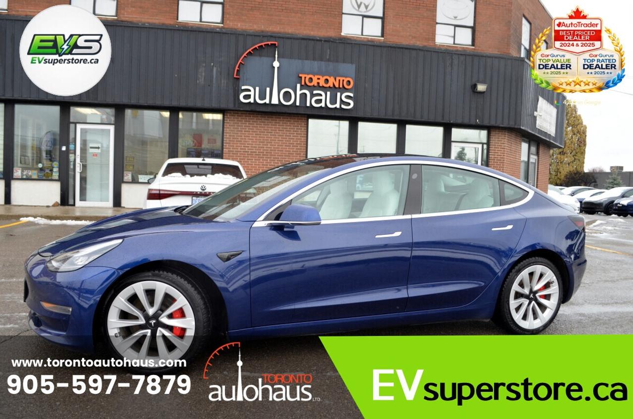 2020 Tesla Model 3 PERFORMANCE AT EVSUPERSTORE.CA Photo