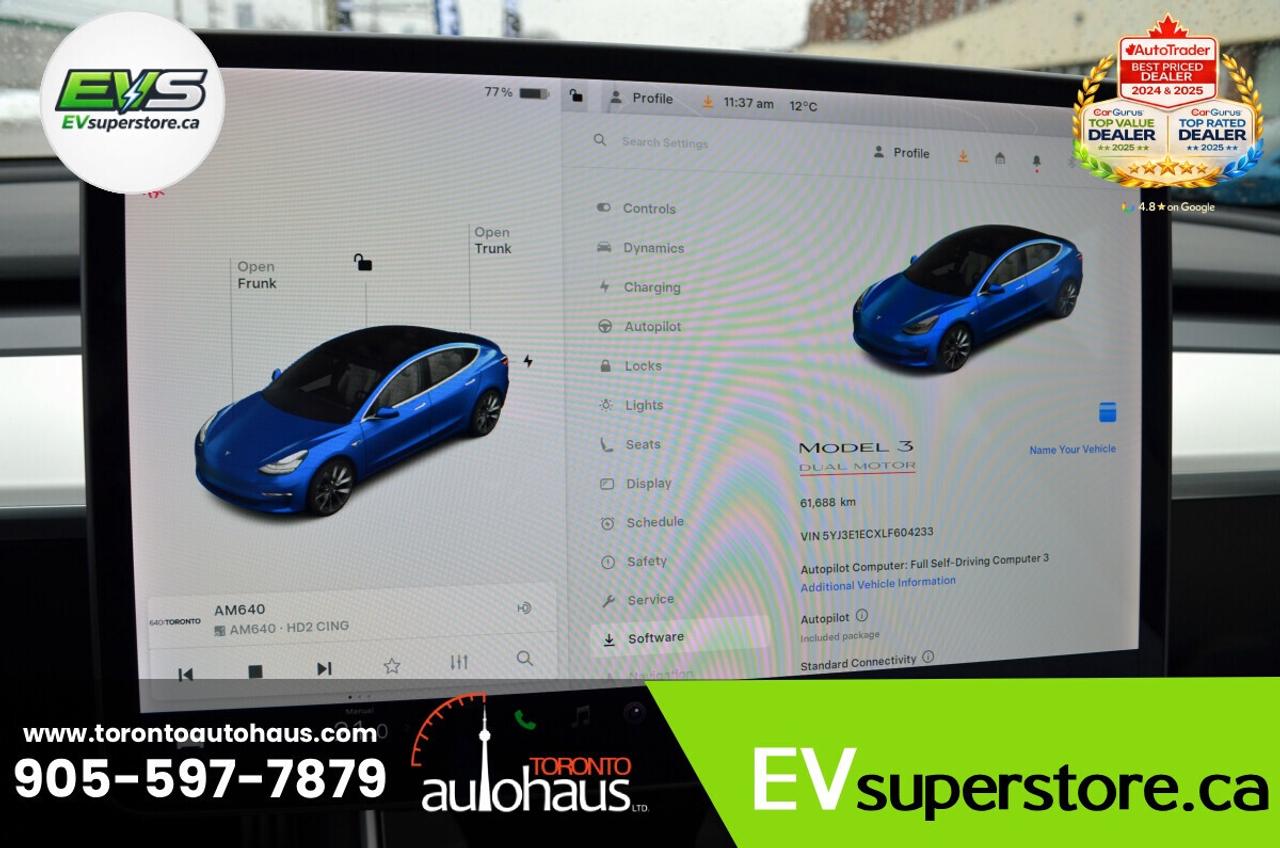 2020 Tesla Model 3 PERFORMANCE AT EVSUPERSTORE.CA Photo