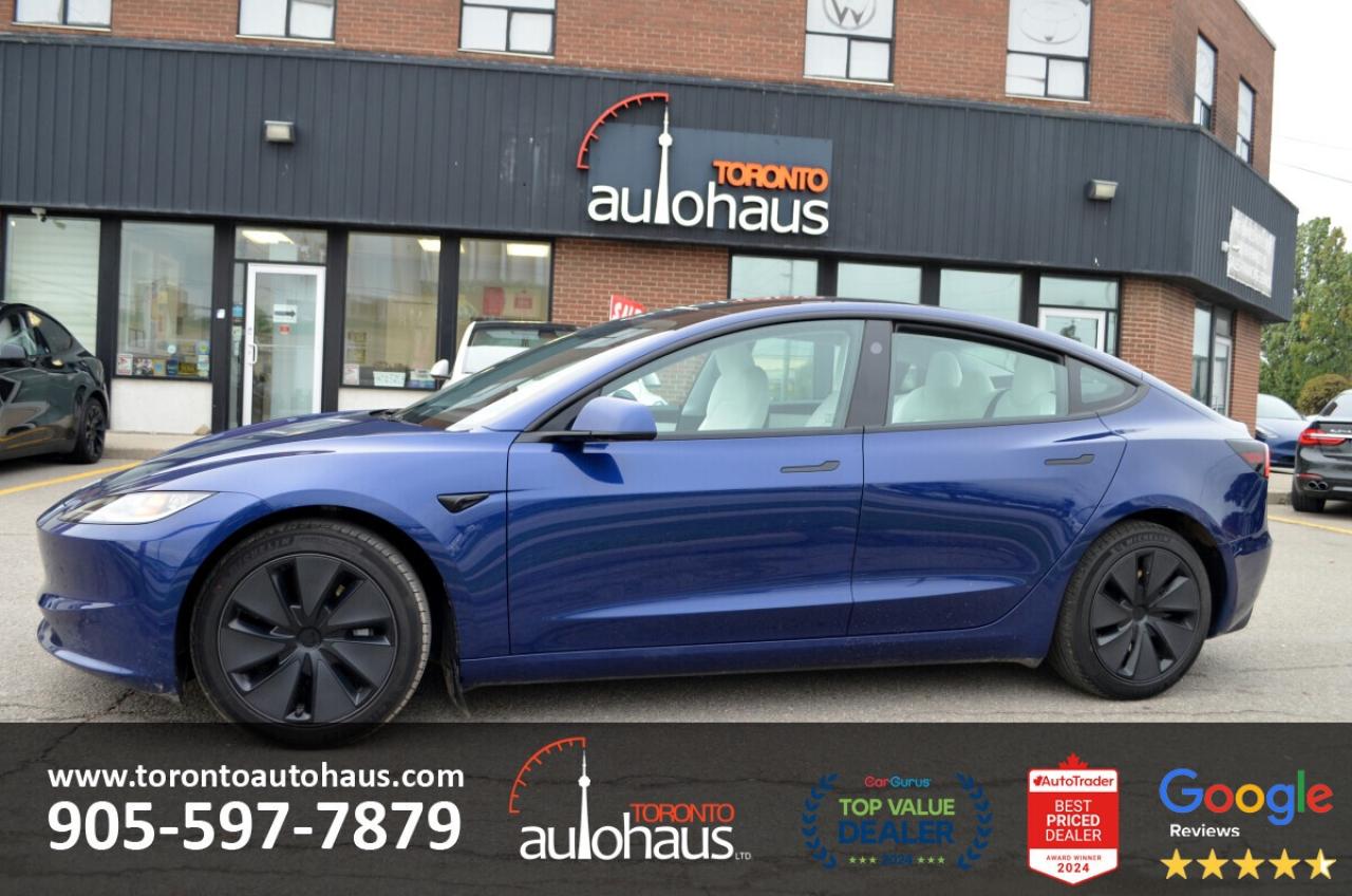 2025 Tesla Model 3 WHITE INT I AWD I OVER 100 TESLAS EVSUPERSTORE.CA Photo