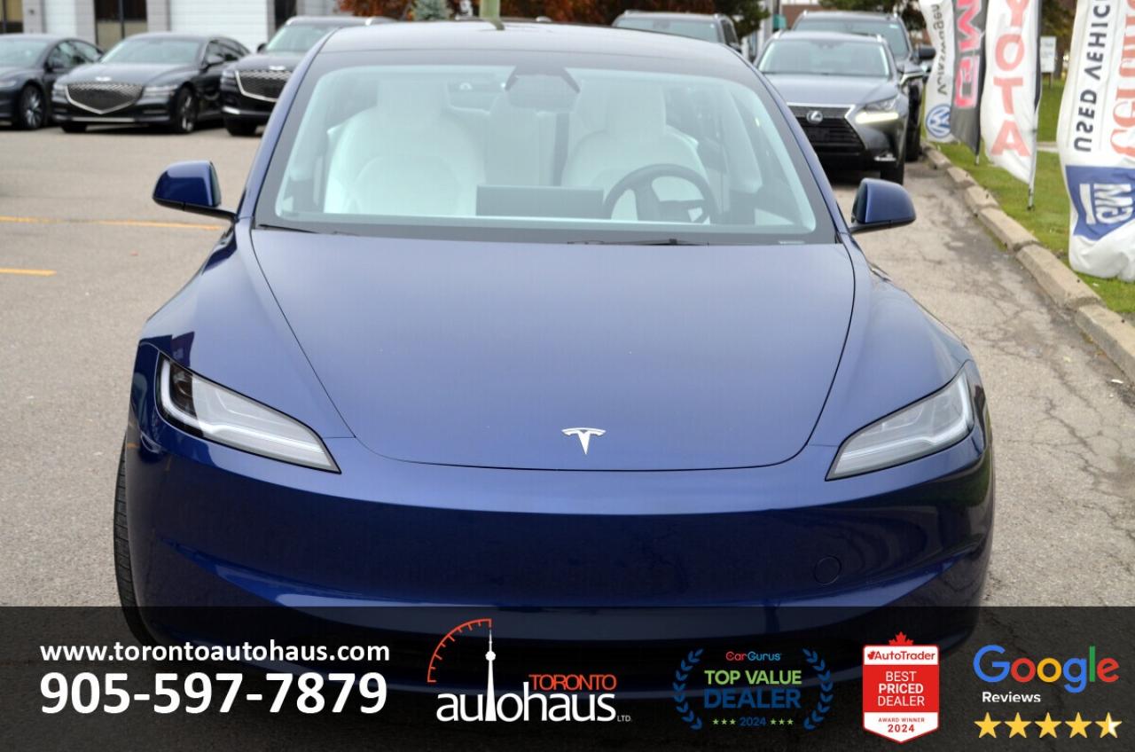 2025 Tesla Model 3 WHITE INT I AWD I OVER 100 TESLAS EVSUPERSTORE.CA Photo