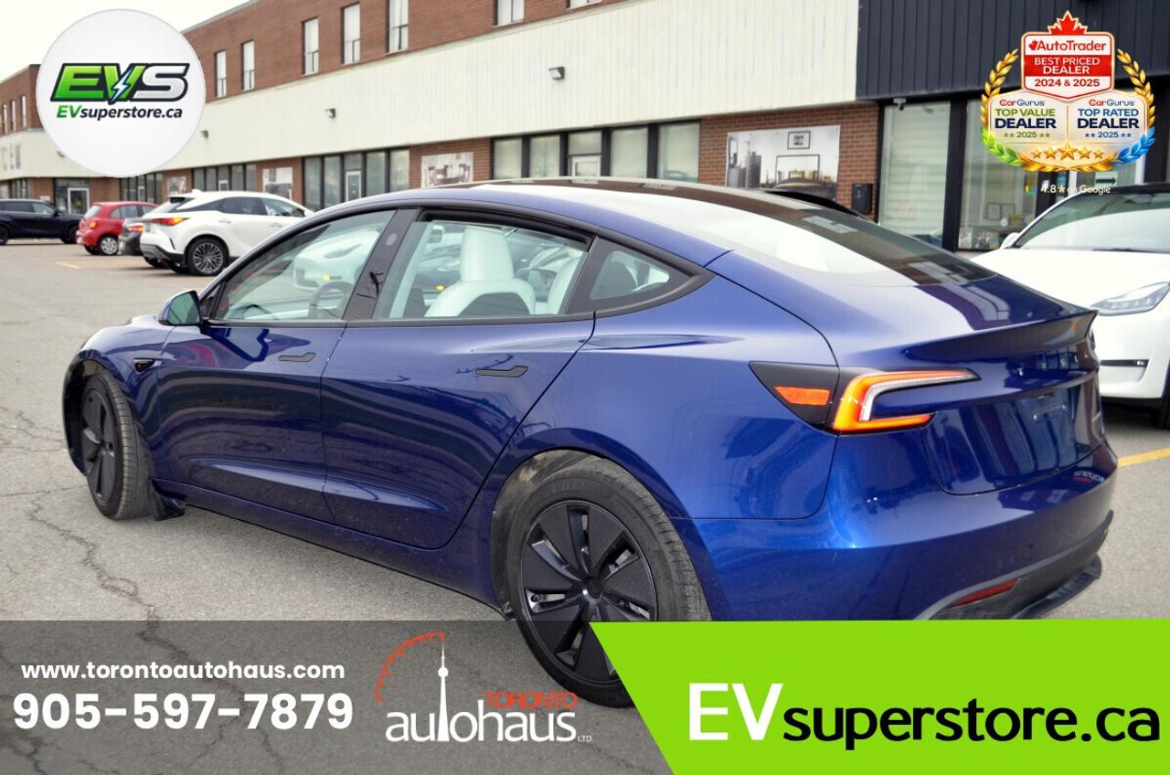 2025 Tesla Model 3 WHITE INT I AWD I OVER 100 TESLAS EVSUPERSTORE.CA Photo