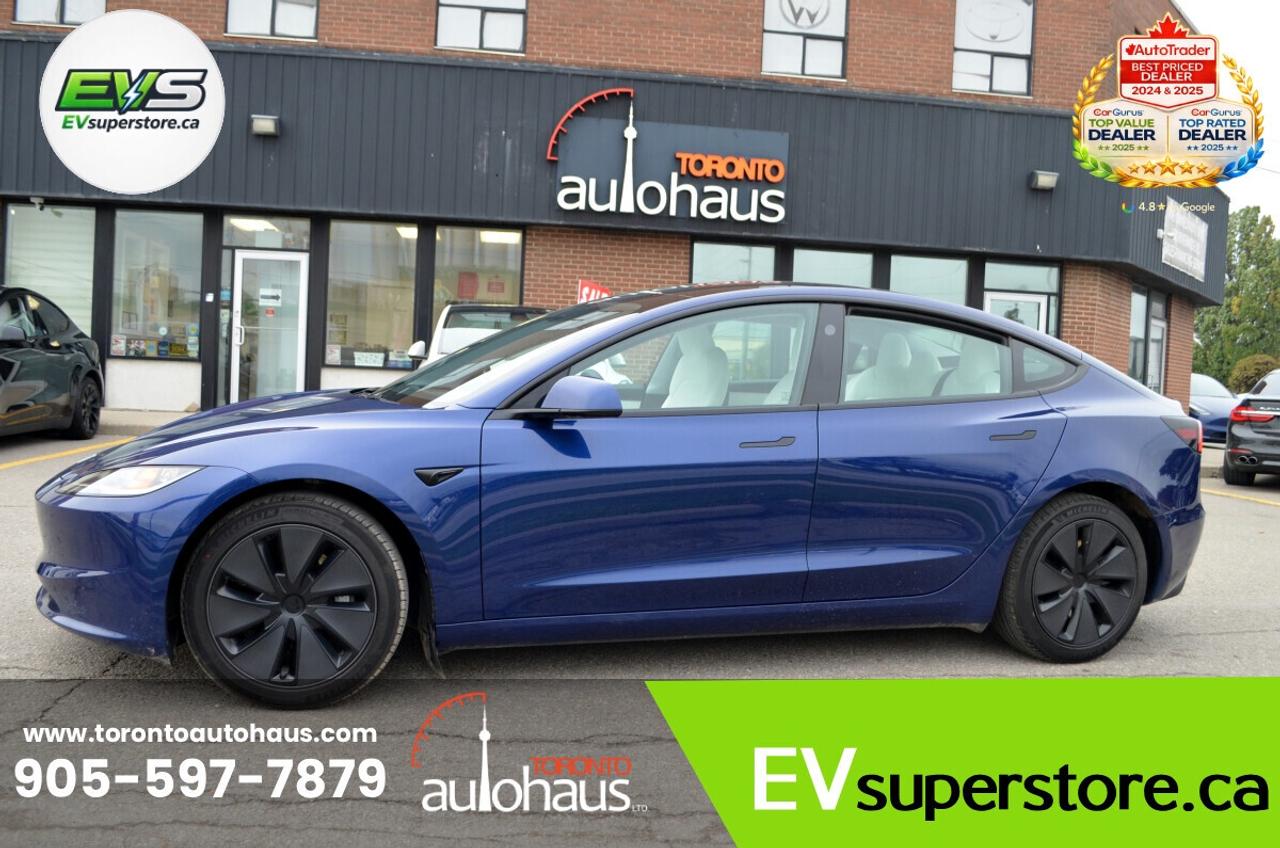 2025 Tesla Model 3 WHITE INT I AWD I OVER 100 TESLAS EVSUPERSTORE.CA Photo