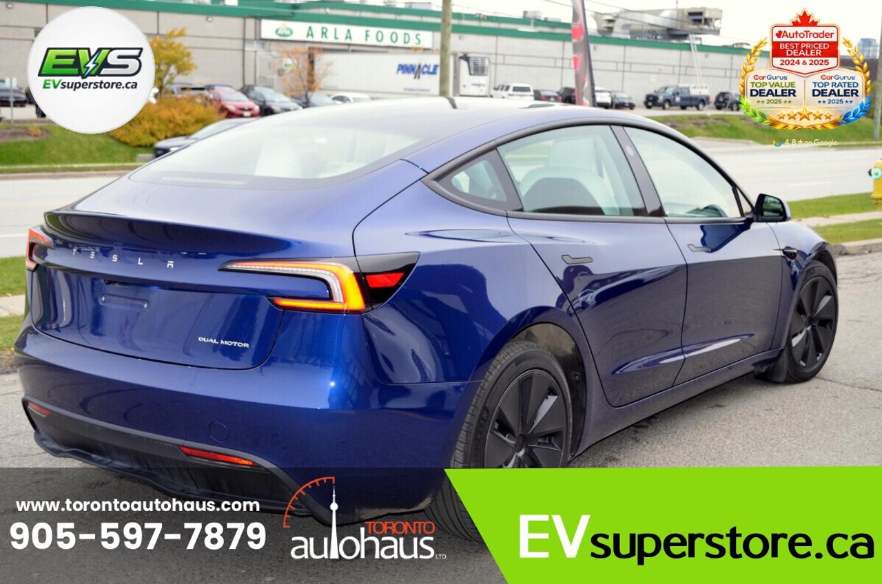 2025 Tesla Model 3 WHITE INT I AWD I OVER 100 TESLAS EVSUPERSTORE.CA Photo