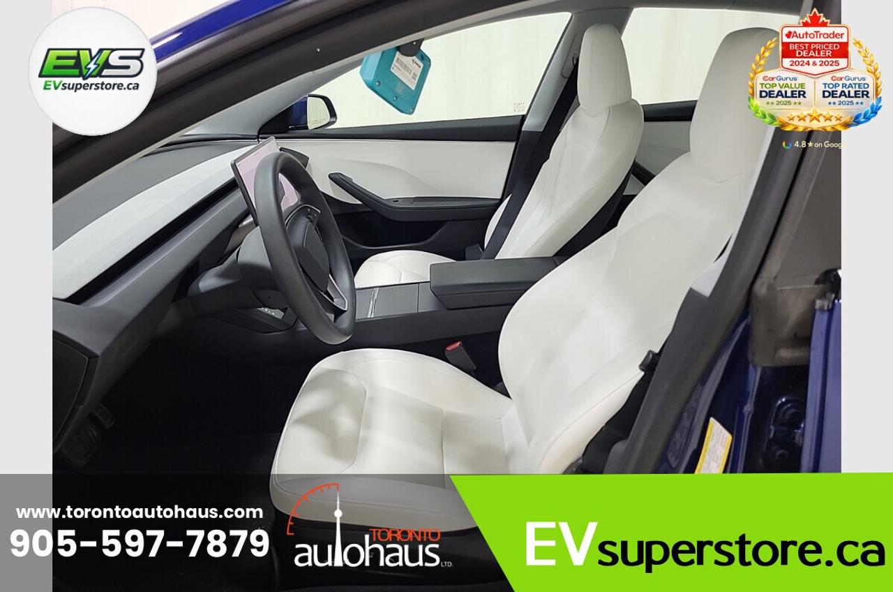 2025 Tesla Model 3 WHITE INT I AWD I OVER 100 TESLAS EVSUPERSTORE.CA Photo