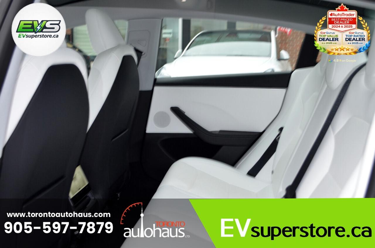 2025 Tesla Model 3 WHITE INT I AWD I OVER 100 TESLAS EVSUPERSTORE.CA Photo