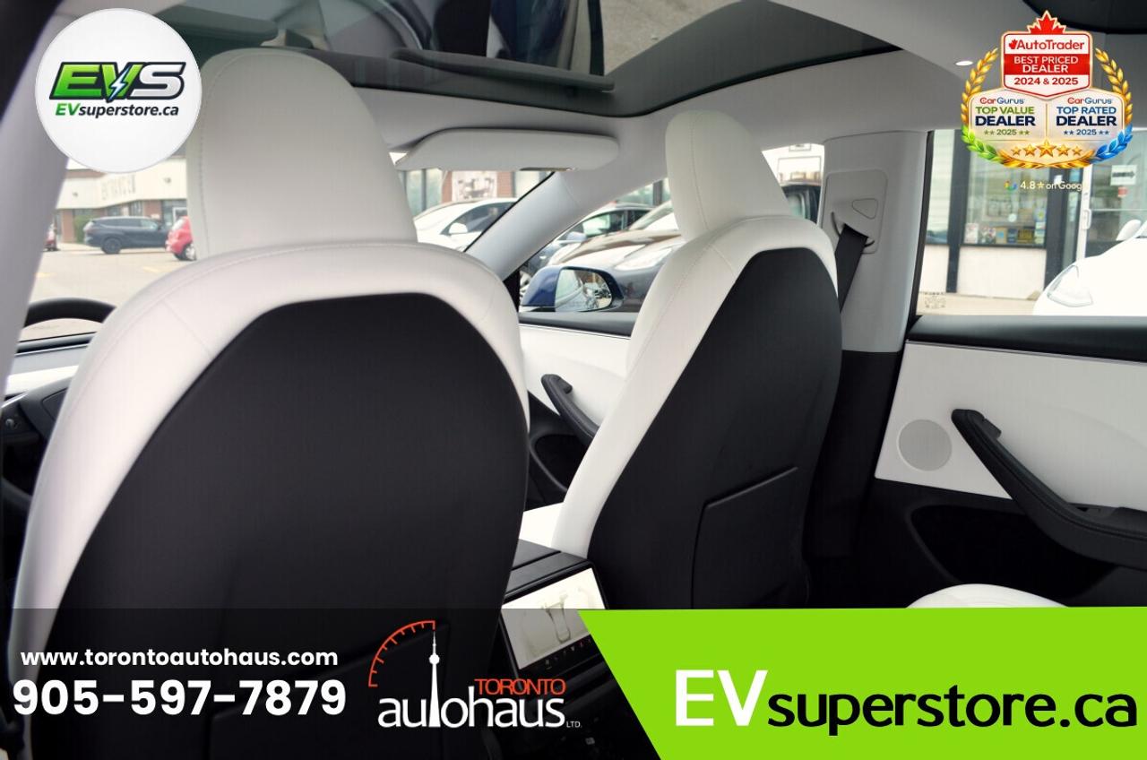2025 Tesla Model 3 WHITE INT I AWD I OVER 100 TESLAS EVSUPERSTORE.CA Photo