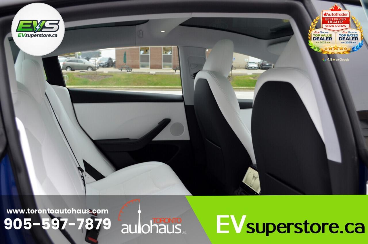 2025 Tesla Model 3 WHITE INT I AWD I OVER 100 TESLAS EVSUPERSTORE.CA Photo