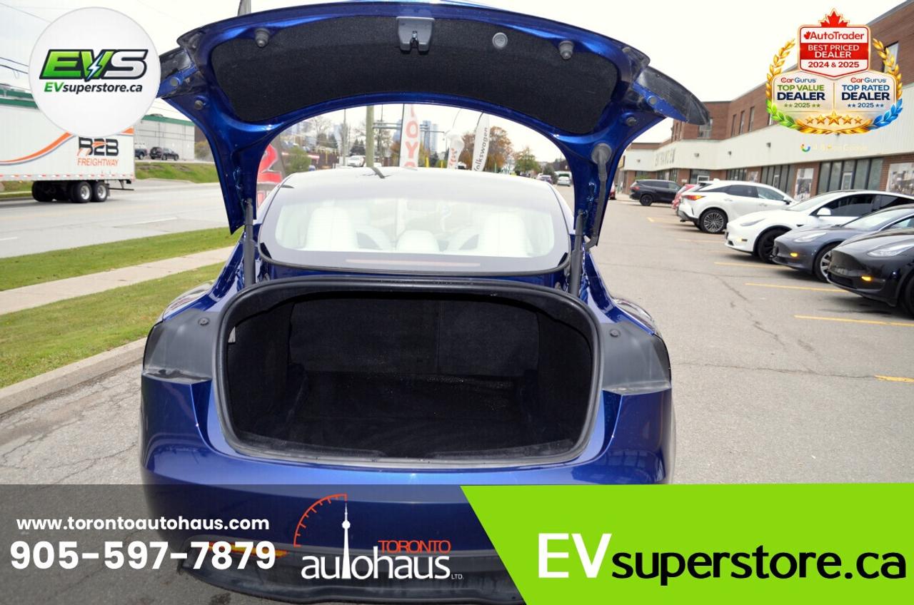 2025 Tesla Model 3 WHITE INT I AWD I OVER 100 TESLAS EVSUPERSTORE.CA Photo