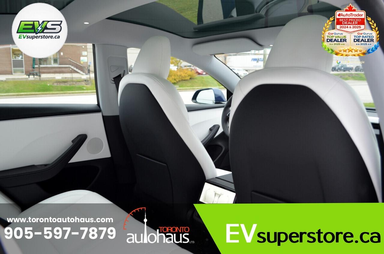2025 Tesla Model 3 WHITE INT I AWD I OVER 100 TESLAS EVSUPERSTORE.CA Photo
