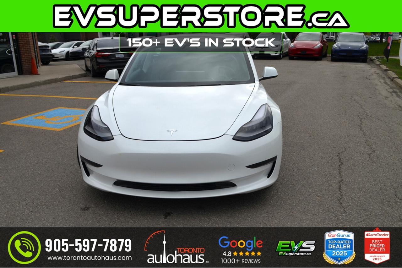 2022 Tesla Model 3 LR AWD I OVER 100 TESLAS EVSUPERSTORE.CA Photo