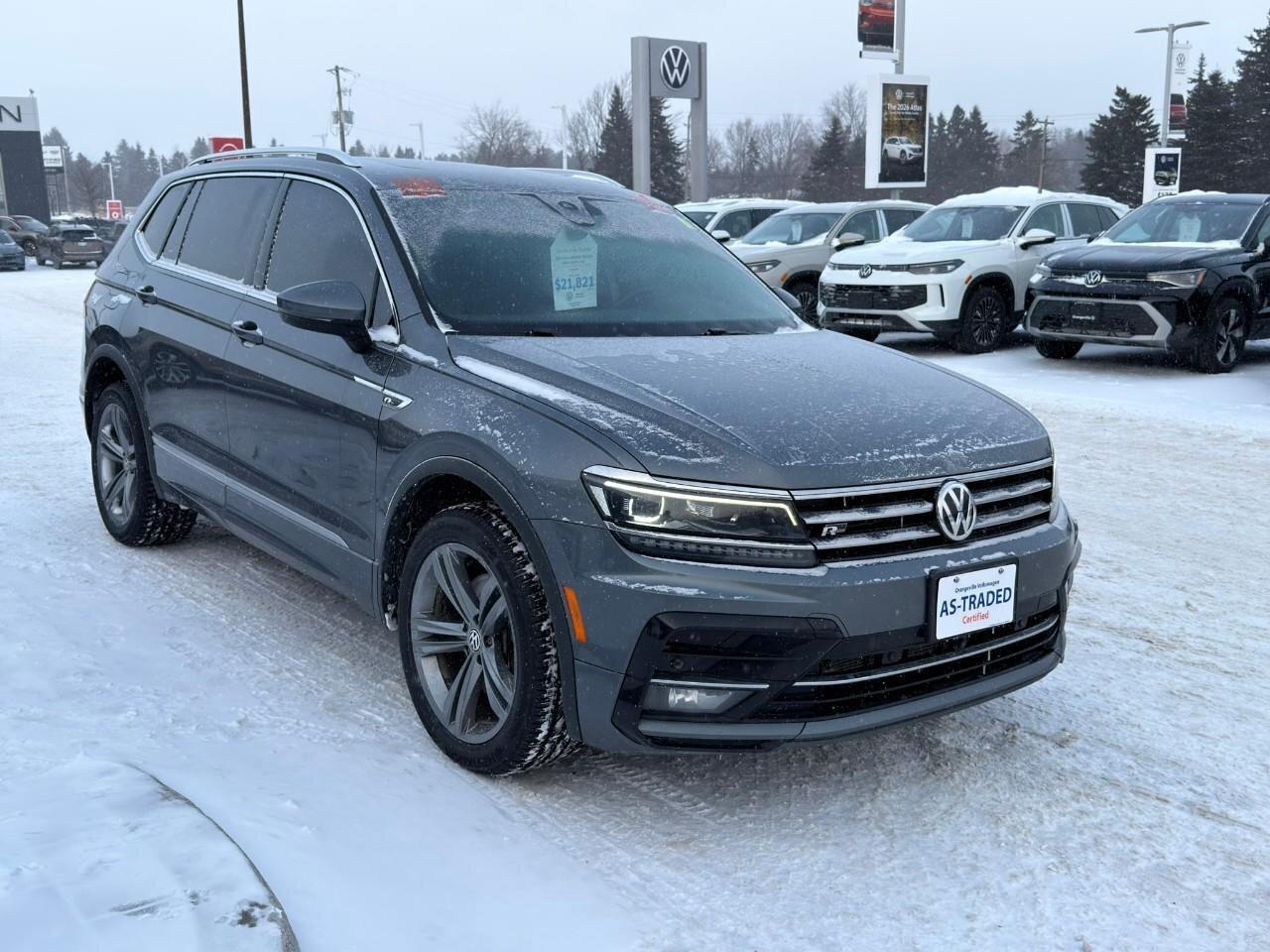 2021 Volkswagen Tiguan HighlineCERTIFIED AS-TRADED, AWD, ACCIDENT-FREE, R Photo2