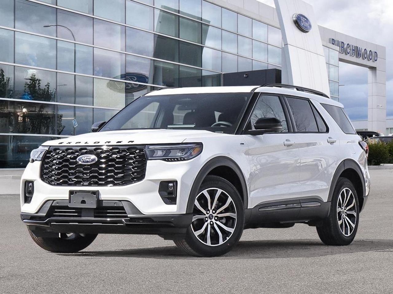 Experience the future of SUVs with the 2026 Ford Explorer ST-Line! This cutting-edge vehicle combines power, efficiency, and advanced technology to deliver an unparalleled driving experience.

Key Features:
- 2.3L 4-cylinder engine with 4WD for optimal performance
- Impressive fuel economy: 8.7L/100km highway, 11.5L/100km city
- Integrated Navigation System with Voice Activation
- BLIS (Blind Spot Information System) for enhanced safety
- Aerial View Camera System for effortless parking and maneuvering
- Evasion Assist and Collision Mitigation-Front for proactive protection
- Heated leather steering wheel for comfort in all seasons
- Power Liftgate for convenient cargo access

Dont miss your chance to own this state-of-the-art Explorer. Reserve yours today at Birchwood Ford or contact us to schedule a test drive. Experience the perfect blend of style, technology, and performance  your future awaits behind the wheel of the 2026 Ford Explorer ST-Line!
Birchwood Ford is your choice for New Ford vehicles in Winnipeg. 

At Birchwood Ford, we hold ourselves to the highest standard. Our number one focus is customer satisfaction which has awarded us the Ford of Canadas Presidents Award for 5 consecutive years. This honour is presented to Ford dealers that have proven outstanding results in Sales and Customer Service Excellence.

Are you a newcomer to Canada, recent graduate, first time car buyer or physically challenged? Ask us about our exclusive rebates and how they may apply to you.
 
Interested in seeing/hearing more? Book a test drive or give us a call at (204) 661-9555 and we can help you with whatever you need!

Dealer permit #4454
Dealer permit #4454