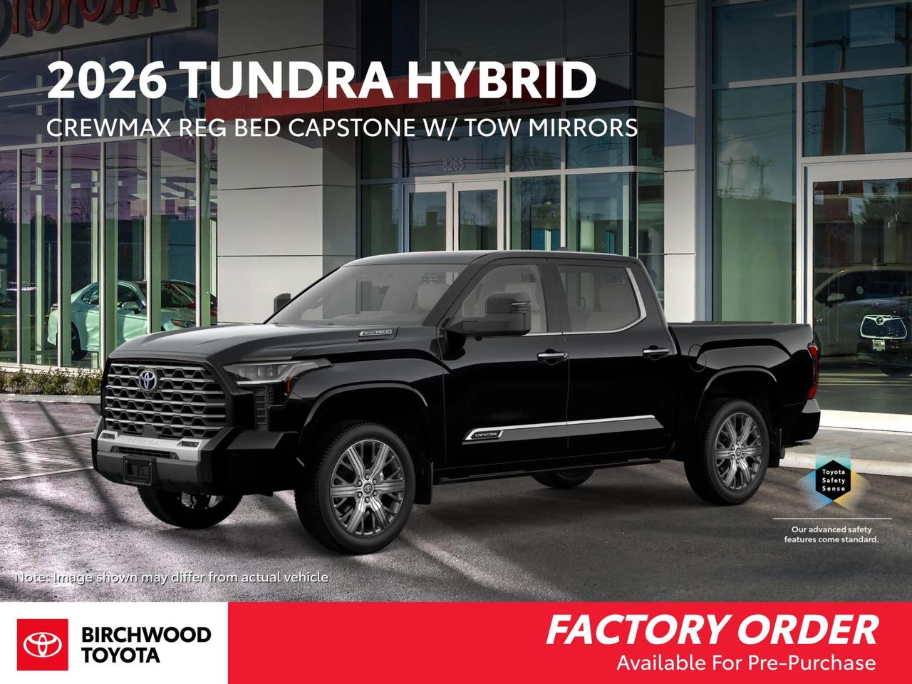 Experience is Everything at Birchwood Toyota! Our mission is to provide the most transparent and efficient sales process for our customers. We strive to provide the best service possible, whether you visit us in person, shop our website, or take advantage of our buy from home program.

Find out what FACTORY INCENTIVES or BIRCHWOOD PROMOTIONS may apply to the vehicle youre interested in driving. Call now! 204-889-3700. 

This vehicle qualifies for Birchwood Toyota Shield, which includes:

Guardian Protection:
- Cosmetic Wheel Protection
- Paintless Dent Repair
- Key/Remote Replacement


Vehicle may not be exactly as shown.

Dealer Permit #0025
Dealer permit #0025