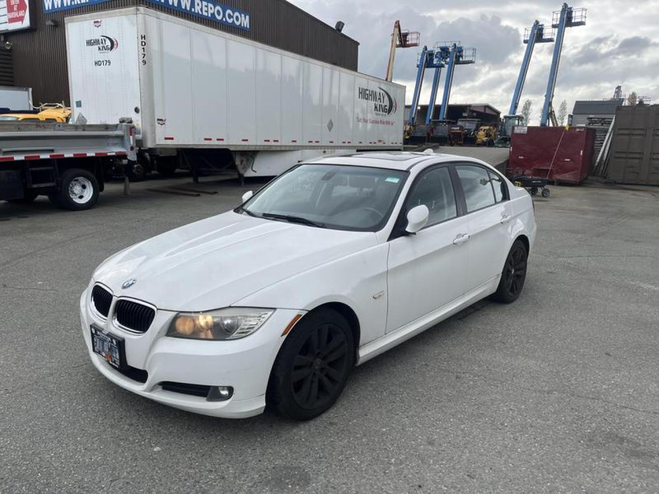 2011 BMW 3-Series 323i (Needs Work burns oil), 2.5L, 4 cylinder, 4 door, automatic, RWD, cruise control, air conditioning, AM/FM radio, CD player, power door locks, power windows, power mirrors, white exterior, black interior, leather.  $4,500.00 plus $375 processing fee, $4,875.00 total payment obligation before taxes.  Listing report, warranty, contract commitment cancellation fee, financing available on approved credit (some limitations and exceptions may apply). All above specifications and information is considered to be accurate but is not guaranteed and no opinion or advice is given as to whether this item should be purchased. We do not allow test drives due to theft, fraud, acts of vandalism and undetectable impaired driving. Instead we provide the following benefits: Complimentary Warranty (with options to extend), Limited Money Back Satisfaction Guarantee on Fully Completed Contracts, Contract Commitment Cancellation, and an Open-Ended Sell-Back Option. Ask seller for details or call 604-522-REPO(7376) to confirm listing availability.
