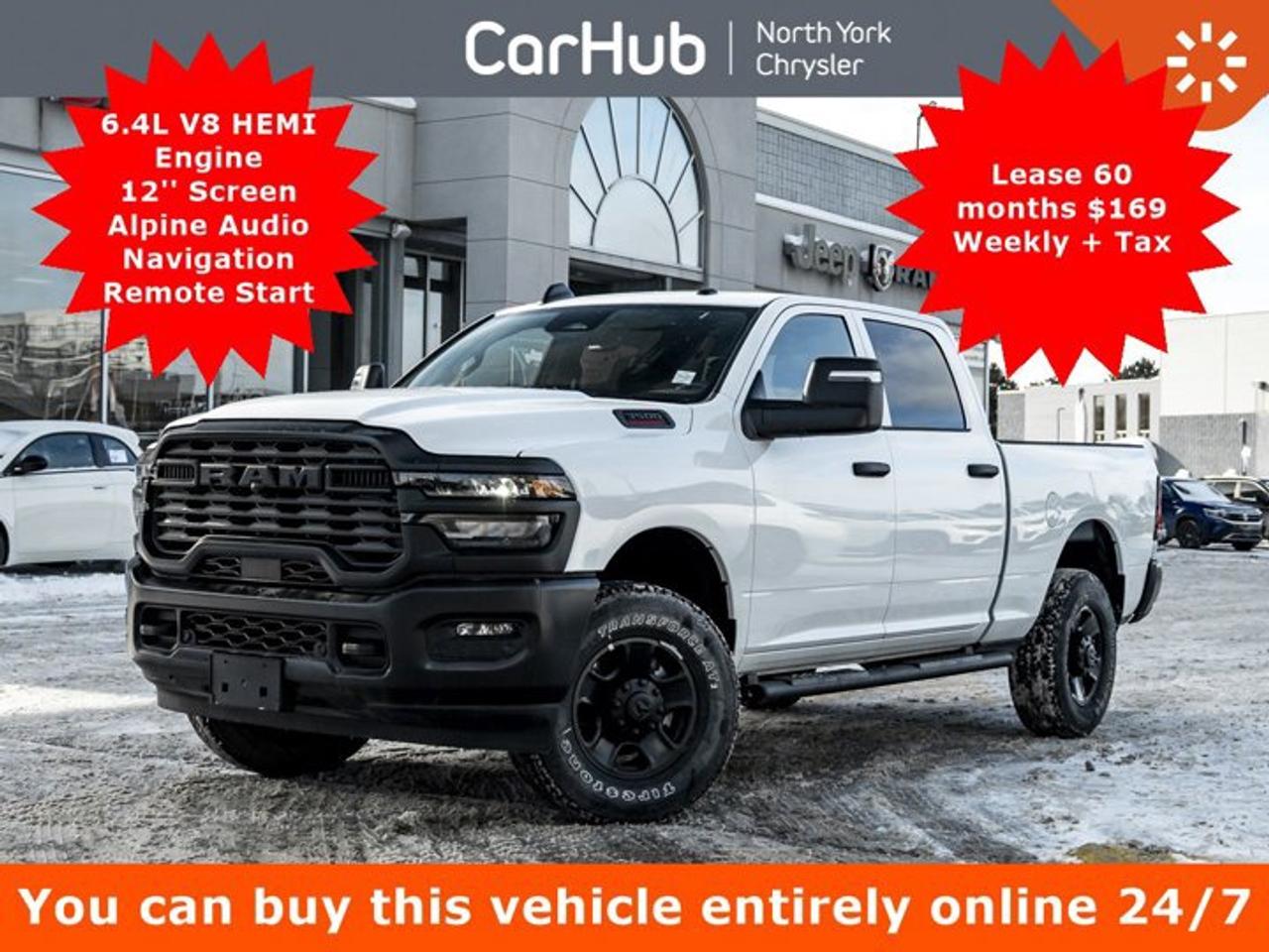 2025 RAM 3500 Tradesman 6'4" Box 12'' Screen 6.4L V8 HEMI Alpine Audio Navi Remote Start Photo0