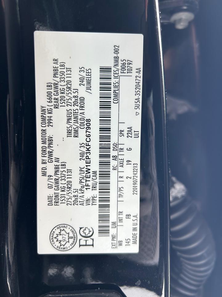 2019 Ford F-150 SPORT Photo