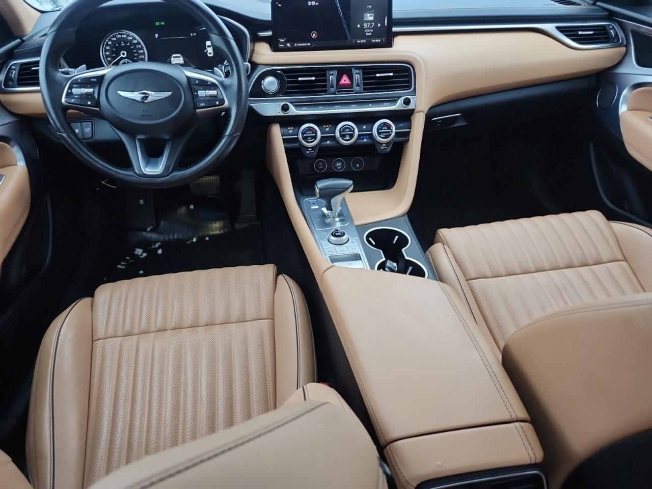 2022 Genesis G70 3.3T ADVANCED - LTHR! NAV! BACK-UP CAM! BSM! HUD! Photo4