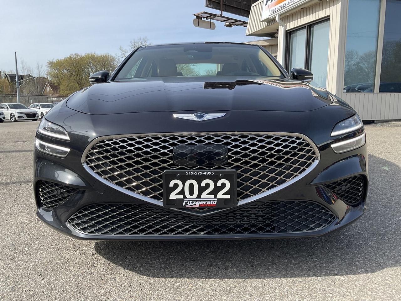 2022 Genesis G70 3.3T ADVANCED - LTHR! NAV! BACK-UP CAM! BSM! HUD! Photo