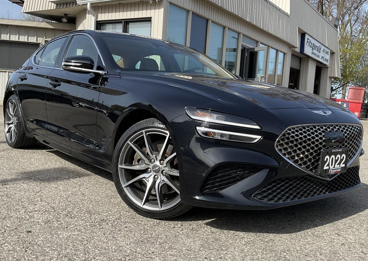 2022 Genesis G70 3.3T ADVANCED - LTHR! NAV! BACK-UP CAM! BSM! HUD! Photo