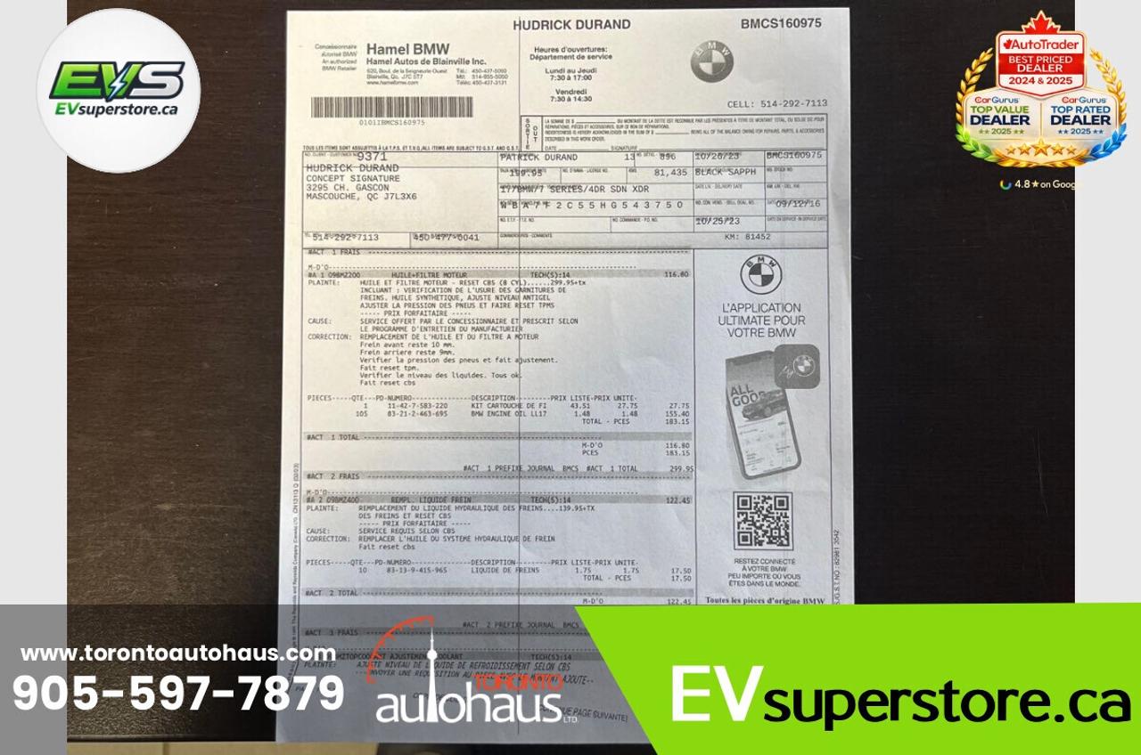 2017 BMW 7 Series ALPINA B7 I Rare Find in Great Condition Photo