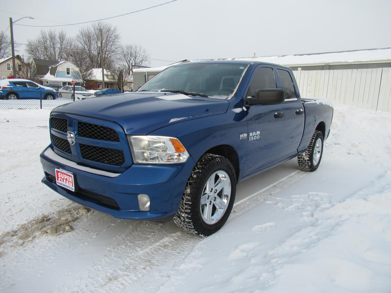 <p>Looking for a powerful pickup thats ready to tackle any terrain? Check out this used 2017 RAM 1500 4x4 V8, available now at Five Star Auto! This rugged beauty, dressed in a striking blue exterior, boasts a robust 8-cylinder engine, ready to deliver impressive performance on the highway or off the beaten path. Inside, youll find a comfortable black interior designed to keep you and your passengers comfortable on those long drives. With its proven reliability and the versatility of a 4x4 drivetrain, this RAM 1500 is the perfect partner for work and play. This truck has 220,000 km on the odometer.</p><p>This RAM 1500 offers a wealth of features designed for convenience and capability. Here are just a few highlights:</p><ul><li><strong>Commanding 4x4 Capability:</strong> Conquer any weather condition and tackle off-road adventures with ease, thanks to its advanced four-wheel-drive system.</li><li><strong>Powerful V8 Engine:</strong> Experience exhilarating performance and the power to tow or haul with confidence.</li><li><strong>Spacious Crew Cab:</strong> Enjoy plenty of room for passengers and gear, making every journey comfortable and convenient.</li><li><strong>Automatic Transmission:</strong> Experience smooth and effortless shifting for a comfortable and enjoyable driving experience.</li><li><strong>Bold Blue Exterior:</strong> Make a statement on the road with its head-turning blue exterior, ensuring youll turn heads wherever you go.</li></ul><p><strong><em>Powered by AutoIntelligence&trade;</em></strong> Vehicle information has been generated using artificial intelligence and is provided for informational purposes only. While efforts are made to ensure accuracy, please confirm all details directly with the dealer.</p>