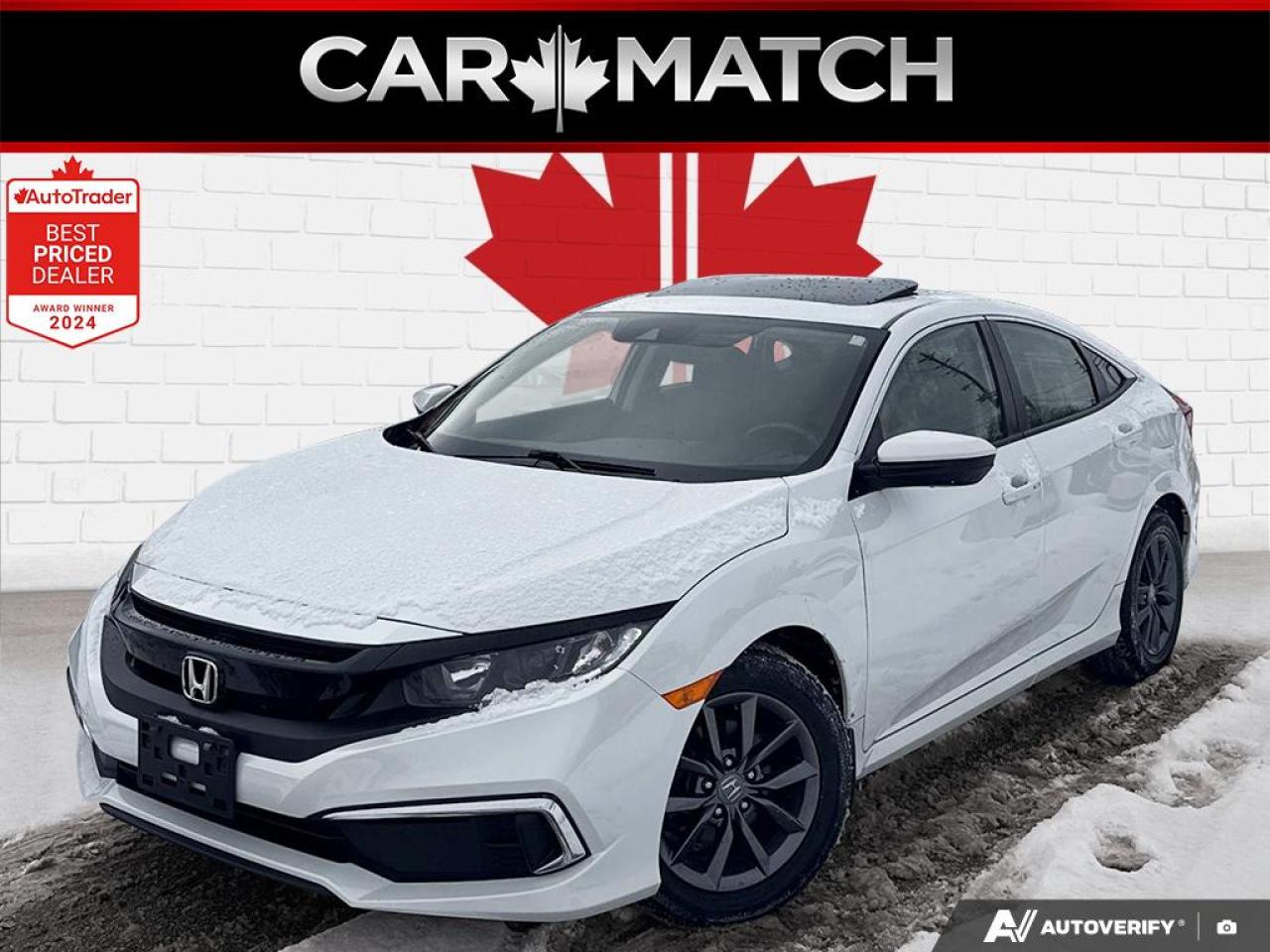 2021 Honda Civic EX / NO ACCIDENTS / ROOF / HTD SEATS/BLINDSPOT CAM - Photo #1