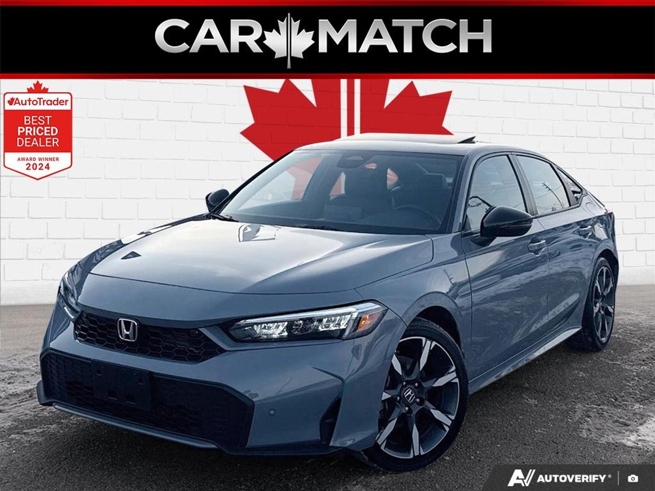 2025 Honda Civic TOURING / NO ACCIDENTS / HYBRID / LEATHER / ROOF - Photo #1