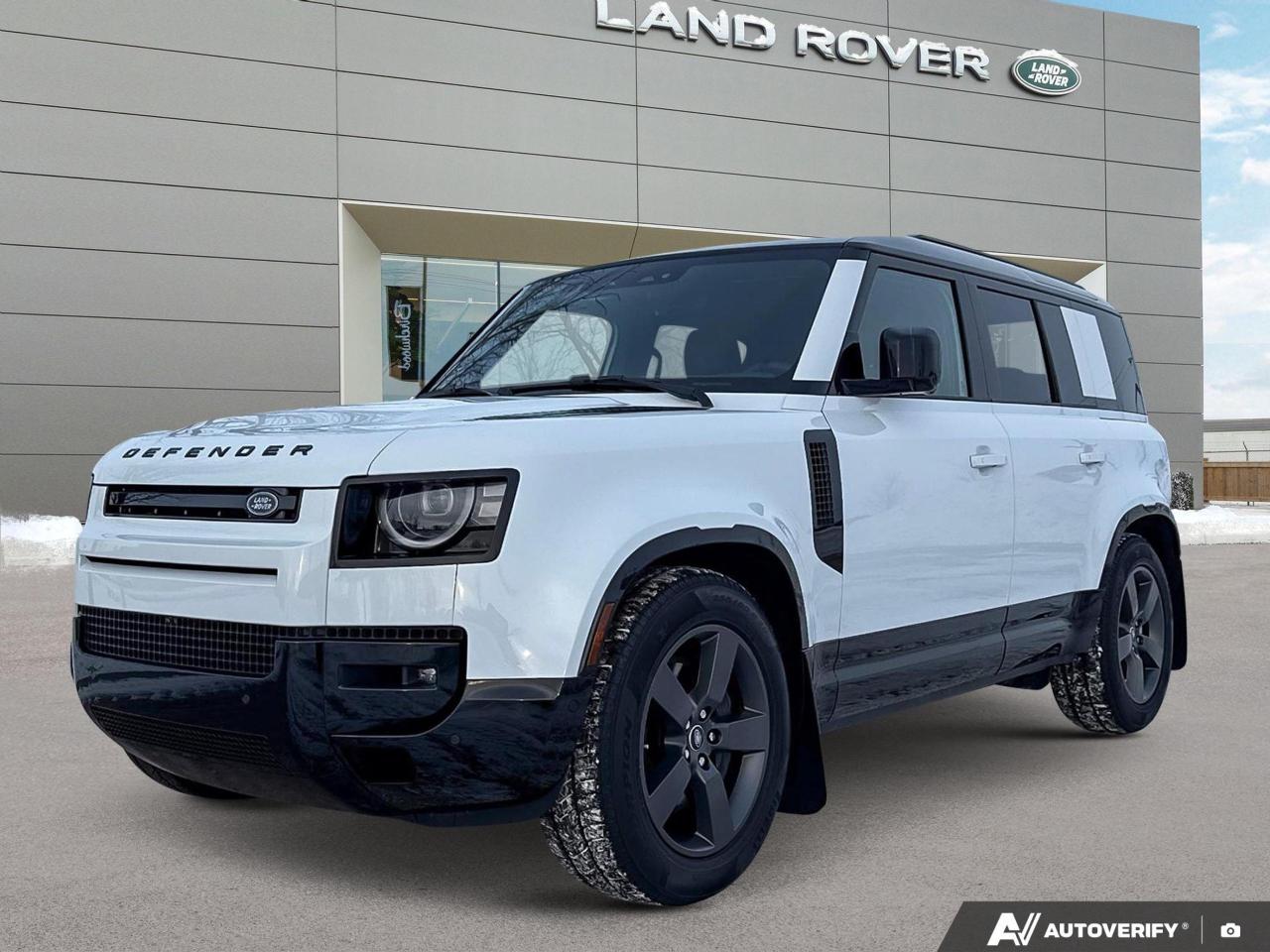 The 2026 Defender 110 P400 delivers unstoppable capability wrapped in modern luxury. Rugged at heart, refined by designits ready for wherever the road ends.
Experience the future of off-road luxury with the 2026 Land Rover Defender X-Dynamic SE. This cutting-edge SUV combines advanced technology with rugged capability, offering an unparalleled driving experience for the adventurous spirit.

Key Features:
- Innovative 3.0L I6 MHEV Turbo & Electric Supercharged engine
- All-Wheel Drive with Brake Actuated Limited Slip Differential
- Adaptive Cruise Control with Stop and Go functionality
- Panoramic sunroof with power sunshade
- PIVI Pro Connected infotainment system
- 360-degree Parking Aid and Aerial View Camera System
- 12-Way Heated & Cooled Electric Memory Front Seats
- Meridian Surround Sound System

Ready to elevate your driving experience? Reserve your 2026 Land Rover Defender X-Dynamic SE today or contact Land Rover Winnipeg to schedule a personalized consultation. Our team is dedicated to helping you find the perfect vehicle that matches your lifestyle and preferences. Dont miss this opportunity to own a piece of automotive excellence.
At Land Rover Winnipeg, we dont just sell vehicles; we deliver an exceptional ownership experience with your new Land Rover:

- Exclusive Perks: Enjoy on-brand loaners and rental vehicles during your scheduled service appointments.

- Convenience at Your Door: Benefit from our Land Rover Valet concierge service for hassle-free vehicle servicing.

- Keep It Clean: Complimentary washes with every service visit.

- Luxurious Comfort: Visit our state-of-the-art facility with full coffee service and premium amenities.

- Expert Care: Our Land Rover-trained technicians are dedicated to the longevity and performance of your vehicle.

Dont see exactly what youre looking for in our new or pre-owned inventory? Let our team locate it for you!

Visit us today or call for a personalized experience:

Phone: 204-452-8030
Website: winnipeglandrover.com  

Dealer Permit #0112
Dealer permit #0112