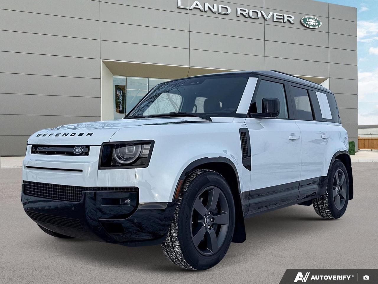 The 2026 Defender 110 P400 delivers unstoppable capability wrapped in modern luxury. Rugged at heart, refined by designits ready for wherever the road ends.
Experience the future of off-road luxury with the 2026 Land Rover Defender X-Dynamic SE. This cutting-edge SUV combines advanced technology with rugged capability, offering an unparalleled driving experience for the adventurous spirit.

Key Features:
- Innovative 3.0L I6 MHEV Turbo & Electric Supercharged engine
- All-Wheel Drive with Brake Actuated Limited Slip Differential
- Adaptive Cruise Control with Stop and Go functionality
- Panoramic sunroof with power sunshade
- PIVI Pro Connected infotainment system
- 360-degree Parking Aid and Aerial View Camera System
- 12-Way Heated & Cooled Electric Memory Front Seats
- Meridian Surround Sound System

Ready to elevate your driving experience? Reserve your 2026 Land Rover Defender X-Dynamic SE today or contact Land Rover Winnipeg to schedule a personalized consultation. Our team is dedicated to helping you find the perfect vehicle that matches your lifestyle and preferences. Dont miss this opportunity to own a piece of automotive excellence.
At Land Rover Winnipeg, we dont just sell vehicles; we deliver an exceptional ownership experience with your new Land Rover:

- Exclusive Perks: Enjoy on-brand loaners and rental vehicles during your scheduled service appointments.

- Convenience at Your Door: Benefit from our Land Rover Valet concierge service for hassle-free vehicle servicing.

- Keep It Clean: Complimentary washes with every service visit.

- Luxurious Comfort: Visit our state-of-the-art facility with full coffee service and premium amenities.

- Expert Care: Our Land Rover-trained technicians are dedicated to the longevity and performance of your vehicle.

Dont see exactly what youre looking for in our new or pre-owned inventory? Let our team locate it for you!

Visit us today or call for a personalized experience:

Phone: 204-452-8030
Website: winnipeglandrover.com  

Dealer Permit #0112
Dealer permit #0112
