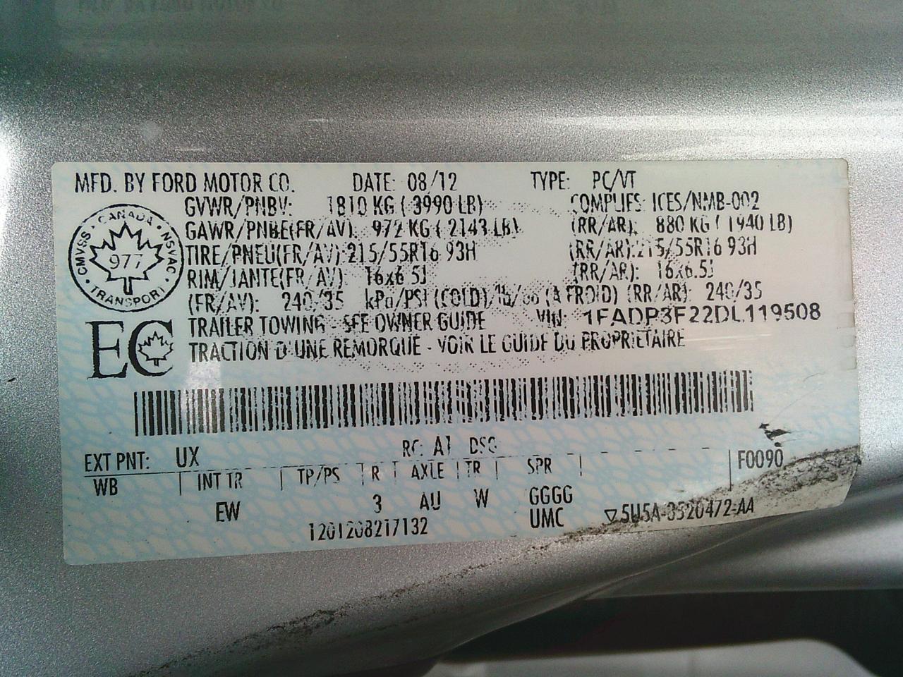 2013 Ford Focus 4DR SDN SE Photo