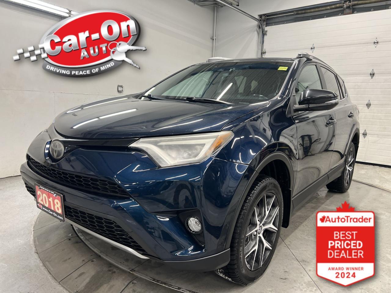 2018 Toyota RAV4 SE AWD | HTD LEATHER | SUNROOF | NAV | 18IN ALLOYS Photo0